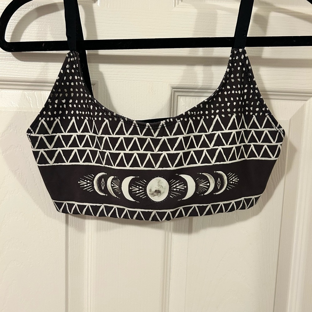 Onzie Black and White Sports Bra